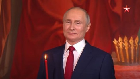 PUTIN POSLAO VASKRŠNJU ČESTITKU: Evo šta je poručio vernicima (VIDEO)