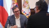 VUČIĆ SA KUHTOM: Predsednik razgovarao sa češkim ambasadorom