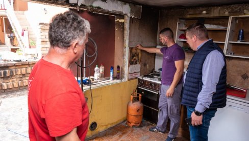 ISPUNJENO PLEMENITO OBEĆANJE: Grad obezbednio pomoć za obnovu Nenadove kuće (FOTO)