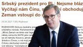 ВЕЛИКИ ВУЧИЋЕВ ИНТЕРВЈУ ЗА ЧЕШКИ ПОРТАЛ: Земаново извињење лековити мелем за рану српске нације