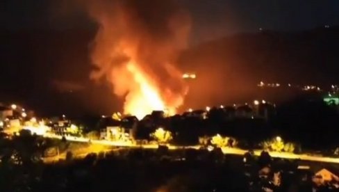 VELIKI POŽAR U UŽICU: Gori nekadašnji studentski dom, situacija ozbiljna (FOTO/VIDEO)