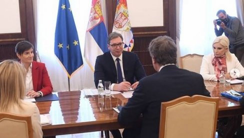 VUČIĆ S DELEGACIJOM KOMPANIJE RIO TINTO: Predsednik se sastao sa predstavnicima kompanije