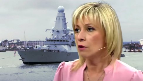 ZAHAROVA OTKRILA ŠTA JE CILJ ZAPADA: Evo zašto je britanski razarač izazvao incident na obalama Krima