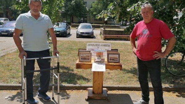 ЗА ПОМОЋ ПРИЈАТЕЉУ 100 СЛИКА: Наставник ликовног из Пландишта Васо Милекић покренуо хуманитарну акцију