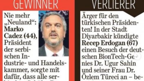 СРБИЈА КАО УЗОР НЕМАЧКОЈ! Билд прогласио Марка Чадежа за победника дана (ФОТО)
