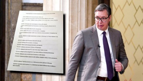 NOVOSTI SAZNAJU: Ovo je papir koji je Vučić u Briselu pokazao Kurtiju i predstavnicima EU (FOTO)