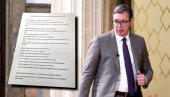 NOVOSTI SAZNAJU: Ovo je papir koji je Vučić u Briselu pokazao Kurtiju i predstavnicima EU (FOTO)