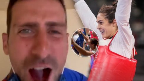 NOVAK URLIKNUO JAČE NEGO KAD ON POBEDI: Đoković objavio snimak - vidite kako su bodrili Milicu Mandić do zlata (VIDEO)