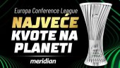 MERIDIAN NAJVEĆE KVOTE NA SVETU: Partizan 2.37, Galatasaraj 2.15!