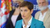 PREMIJERKA BRNABIĆ: Punopravno članstvo u EU je strateško opredeljenje Srbije