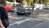 SAOBRAĆAJNA NESREĆA NA SLAVIJI: Povređena jedna osoba u sudaru motora i automobila (FOTO)