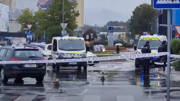 ЉУДИ ЛЕЖАЛИ НА ЗЕМЉИ И ВРИШТАЛИ, НАПАДАЧ ПОБЕГАО: Први снимци и сведочења очевидаца пуцњаве у Љубљани (ВИДЕО)