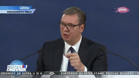 ВУЧИЋ ПОРУЧИО: Морамо да сачувамо мир ВУЧИЋ ПОРУЧИО: Морамо да сачувамо мир