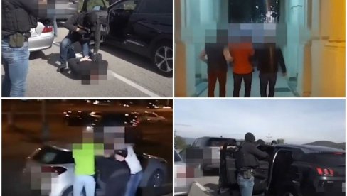 SNIMAK HAPŠENJA BOŽIDARA STOLIĆA: Sa pripadnikom BIA i članom zemunskog klana osumnjičen za prinudu (VIDEO)