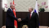 EKONOMIJA LAKŠA OD POLITIKE: Putin i Erdogan izbegli „vruće teme“ pred novinarima govorili samo o uspešnoj ekonomskoj saradnji