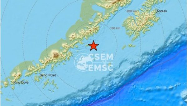 ЗЕМЉОТРЕС НА АЉАСЦИ: Затресло се тло на острву Кодиак