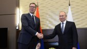 STIGLE ČESTITKE IZ MOSKVE: Putin čestitao rođendan predsedniku Vučiću