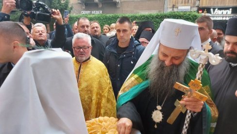 DOČEK ISPUNJEN RADOŠĆU: Počela dvodnevna poseta patrijarha Porfirija BiH