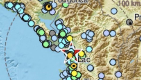 ЈАК ЗЕМЉОТРЕС ПОГОДИО АЛБАНИЈУ: Епицентар на 50 км од Тиране, тресло се и у Црној Гори и у Далмацији
