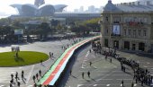 DESETINE HILJADA LJUDI NA PROSLAVI: Baku slavi pobedu u Nagorno-Karabahu (FOTO)