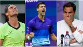 FEDERER I NADAL ČUPAJU KOSU! Novak Đoković rešio da im ništa ne ostavi!