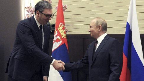VUČIĆ DOBIO ČESTITKU OD PUTINA ZA DAN DRŽAVNOSTI