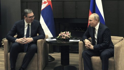 OGLASIO SE KREMLJ O RAZGOVORU VUČIĆA I PUTINA: Beograd i Moskva zainteresovani za dalje jačanje saradnje