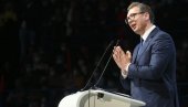 NAJJAČA PORUKA VUČIĆA PRED IZBORE: Boriću se sa svima koji bi da pljačkaju našu zemlju, idemo u najveću pobedu do sada (FOTO/VIDEO)