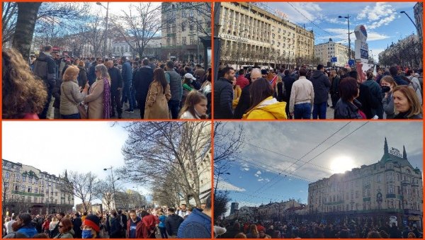 БЛОКИРАНЕ ТЕРАЗИЈЕ: Лажни еколози и присталице опозиције поново малтретирају грађане