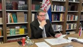 VUČIĆ UČESTVOVAO NA KONFERENCIJI JEDINSTVENE RUSIJE: Veliko hvala Putinu koji je uvek bio uz Srbiju i srpski narod (FOTO)