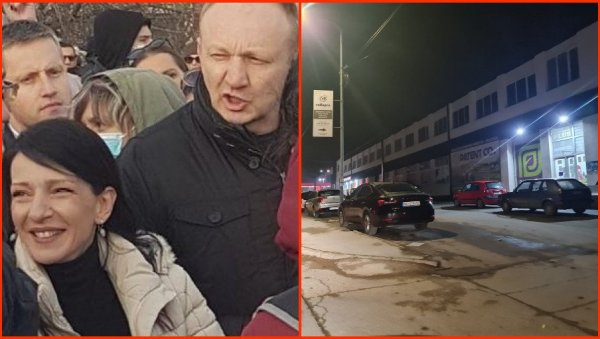 ПОЛИТИЧКИ ПРОТЕСТИ ПОД МАСКОМ ЕКОЛОГИЈЕ: Ђилас и Мариника на блокади, Алексићев аутомобил у Власотинцу после скупа (ФОТО)