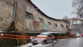 ZID FABRIKE U ZEMUNU PRETI DA SE SRUŠI: Na terenu MUP i Parking servis, pokušavaju da dođu do vlasnika (FOTO/VIDEO)