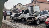 IZGOREO KOMBI: Požar na parkingu u Kruševcu