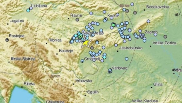 ЗЕМЉОТРЕС ПОГОДИО СЛОВЕНИЈУ: Епицентар код Новог Места