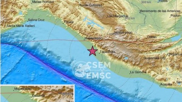 СНАЖАН ЗЕМЉОТРЕС ПОГОДИО МЕКСИКО: Још нема извештаја о повређенима или материјалној штети