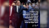 VUČIĆ UPUTIO SNAŽNE REČI GRAĐANIMA: Nastavićemo još jače da se borimo za jaku i uspešnu Srbiju (FOTO)