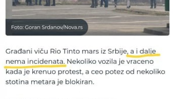 ОПОЗИЦИОНИ МЕДИЈИ ПРИЖЕЉКУЈУ НАСИЉЕ? Орлић о извештавању са блокада - то им и јесте намера (ФОТО)