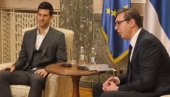 ĐOKOVIĆ KOD VUČIĆA: Predsedniče, i vas sam stavio u tešku situaciju! Puno vam hvala (VIDEO)