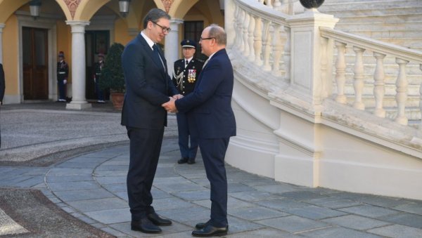 ВАЖАН ДАН ЗА СРБИЈУ: Величанствене сцене у Монаку - Вучић добио орден Великог крста реда Светог Шарла (ФОТО)