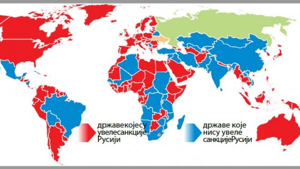 КАКО ТРЕНУТНО ИЗГЛЕДА ПЛАНЕТА? Упркос јакој пропаганди Запада, пола света неће против Путина