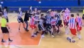 PREKINUT VEČITI DERBI: Potukli se mladi rukometaši Crvene zvezde i Partizana (VIDEO)