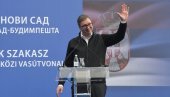 VUČIĆ PORUČIO IZ NOVOG SADA: Srbija brzim vozom ide u budućnost