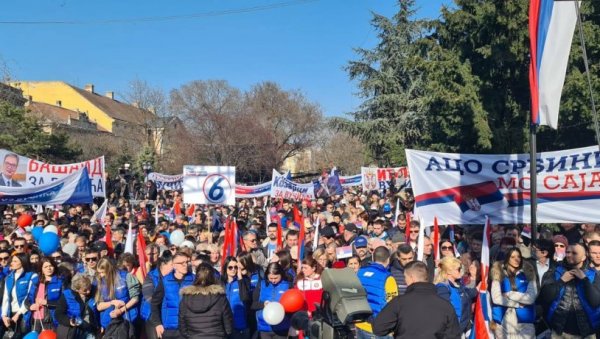 ВУЧИЋ У КИКИНДИ: Србија је довољно паметна, уверен сам да ћемо успети да сачувамо мир (ФОТО/ВИДЕО)