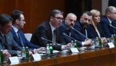 VUČIĆ SE SASTAO SA SRBIMA SA KOSOVA I METOHIJE: Razgovor u Palati Srbija posle sednice Saveta za nacionalnu bezbednost