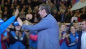 NEMA NAZAD, SRBIJA IDE U BUDUĆNOST: Vučić podelio snimak sa predizbornog skupa u Kragujevcu (VIDEO)