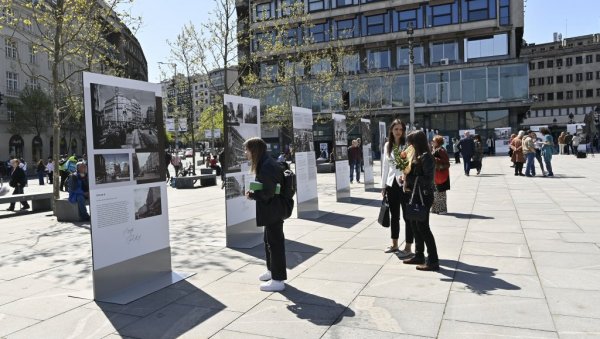 ФОТОГРАФИЈЕ РАТНОГ БЕОГРАДА: Изложба на Тргу републике