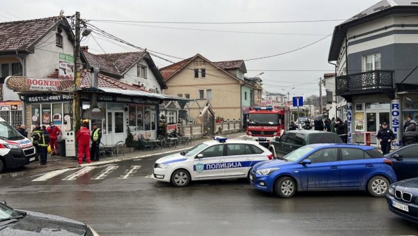 ОПСАДНО СТАЊЕ У НОВОМ ПАЗАРУ Полиција са дугим цевима и ватрогасци упали у стан где је живео терориста: Од његове жене ни трага ни гласа