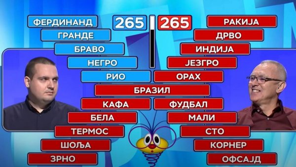 НАПЕТО ДО САМОГ КРАЈА: Победник ТВ Слагалице одлучен у тај-брејку (ВИДЕО)