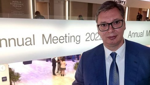 ВУЧИЋ О ФОРУМУ У ДАВОСУ: Најважнији су за нас сусрети са онима којима треба да решавамо питање НИС-а
