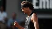 SENZACIJA NA ROLAN GAROSU: Zverev poslao prvog favorita za trofej kući